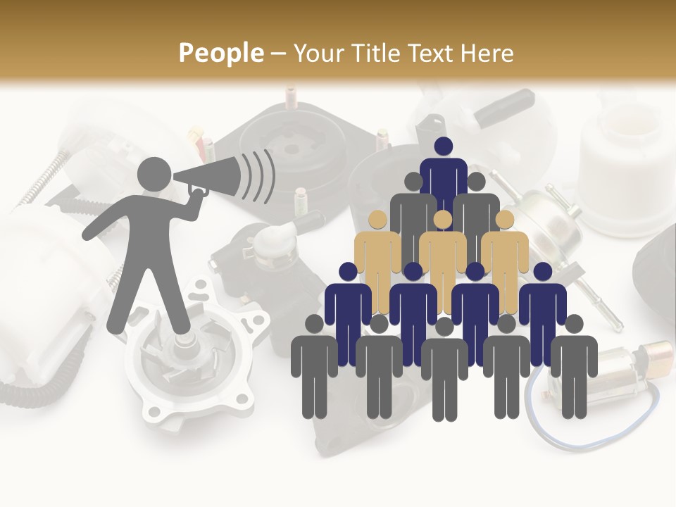 Car Plastic Mechanical PowerPoint Template