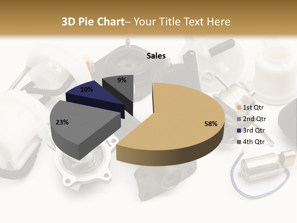 Car Plastic Mechanical PowerPoint Template