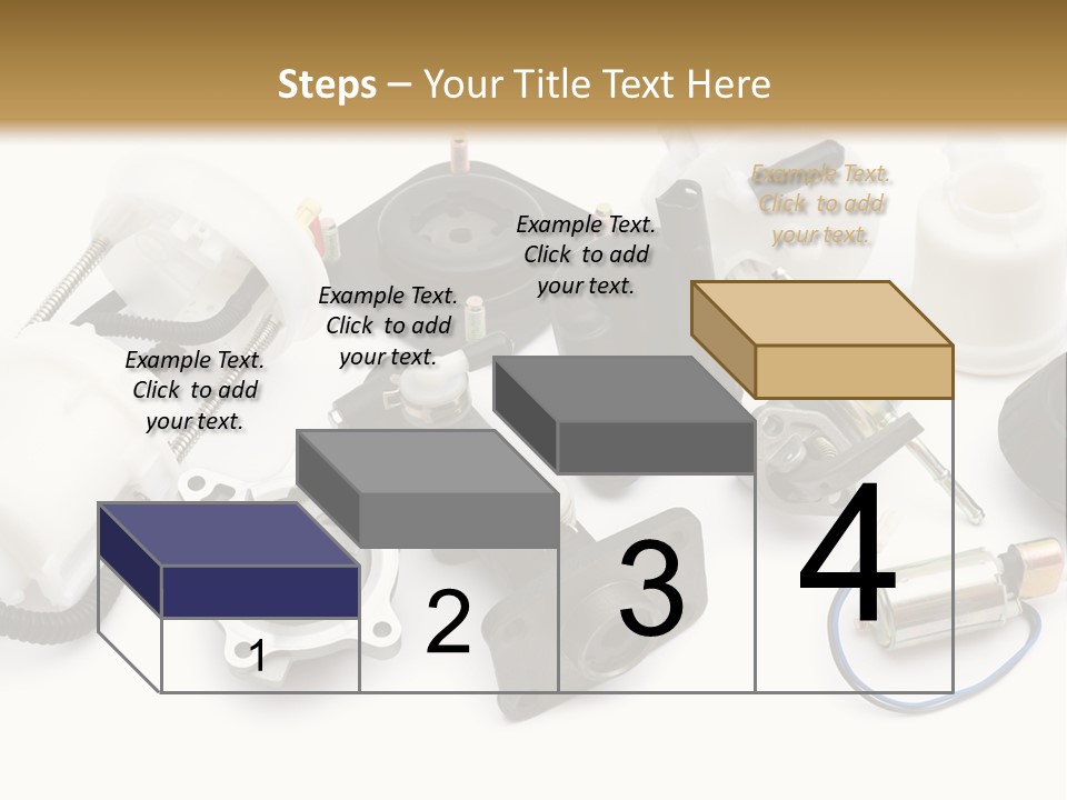 Car Plastic Mechanical PowerPoint Template