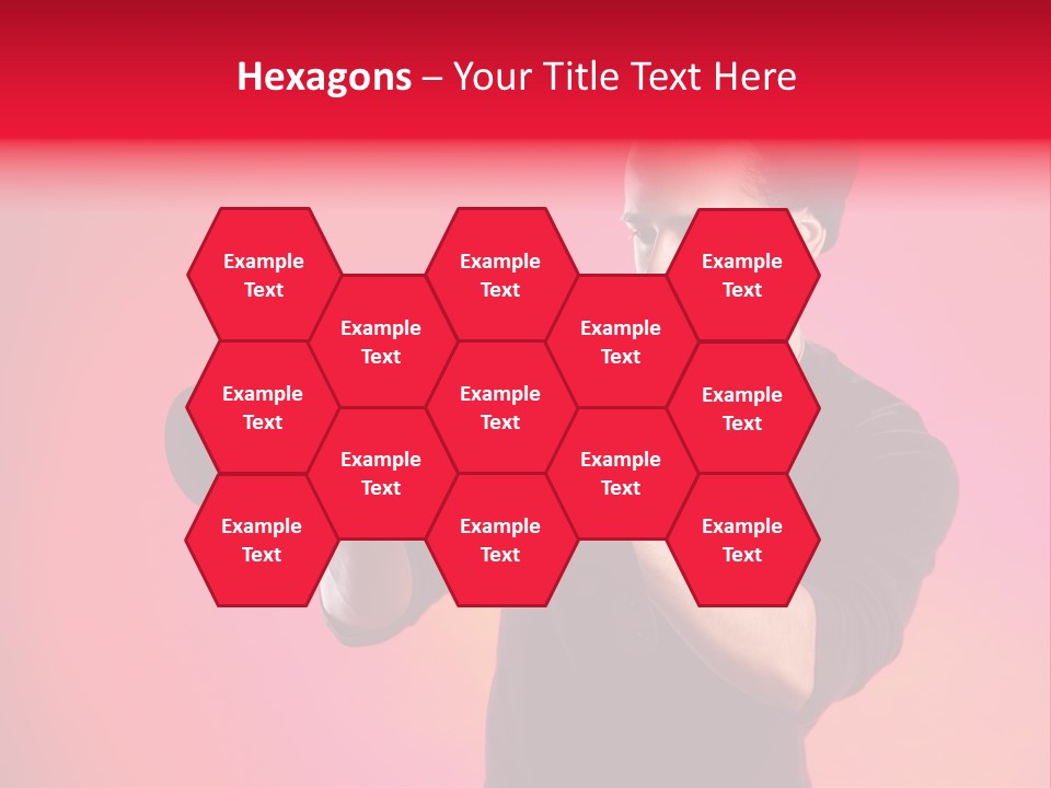 Hand Photograph Guy PowerPoint Template