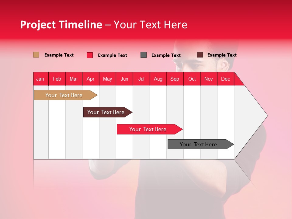 Hand Photograph Guy PowerPoint Template