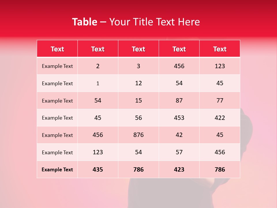 Hand Photograph Guy PowerPoint Template