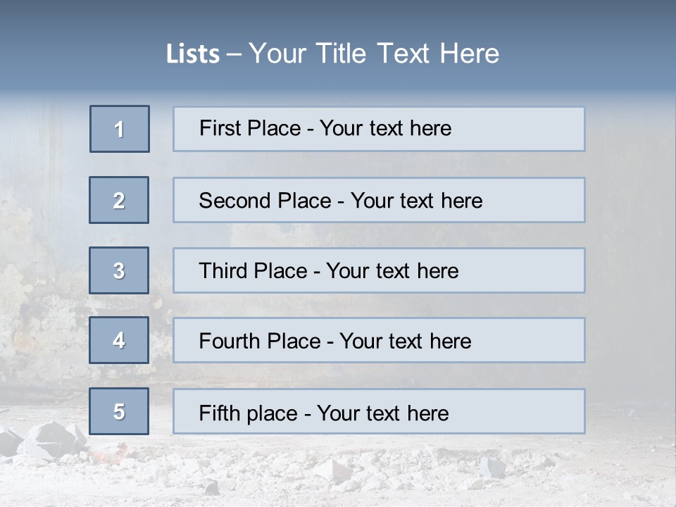 Dirty Steel Urban PowerPoint Template