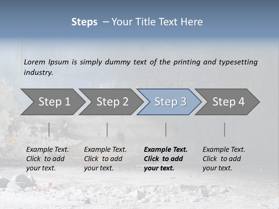 Dirty Steel Urban PowerPoint Template