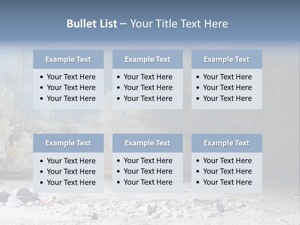 Dirty Steel Urban PowerPoint Template