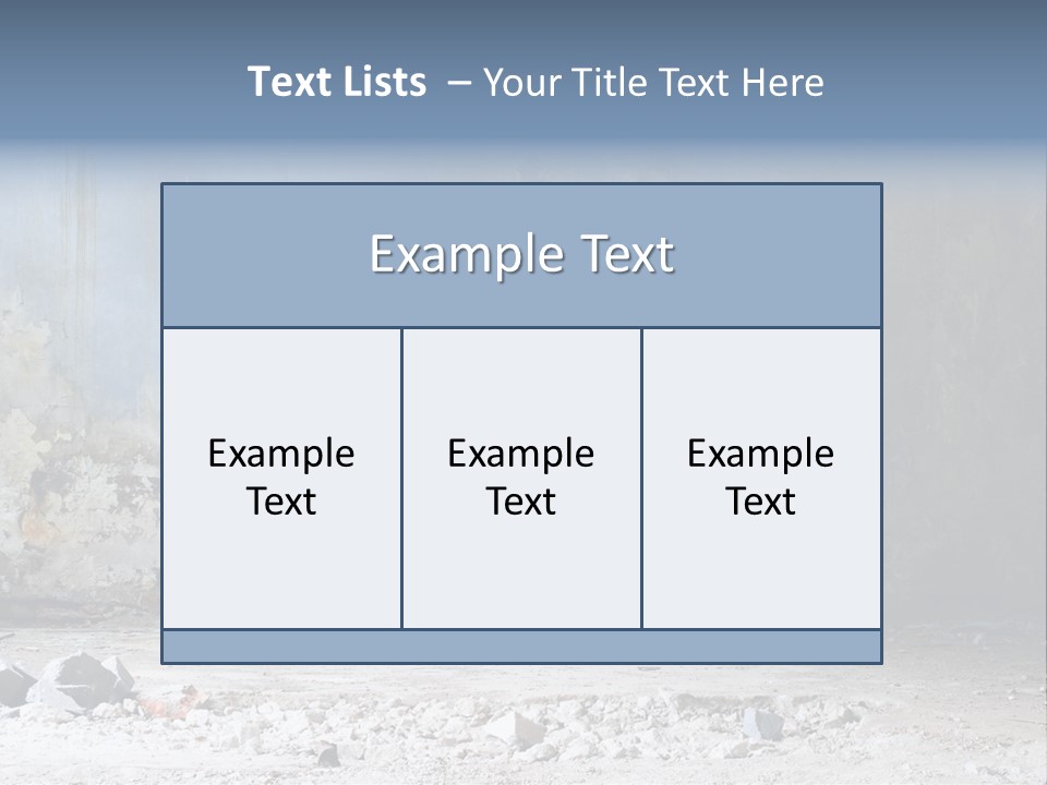 Dirty Steel Urban PowerPoint Template