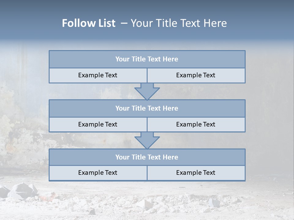 Dirty Steel Urban PowerPoint Template