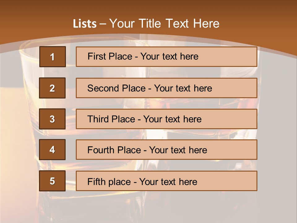 Whiskey Tasting PowerPoint Template