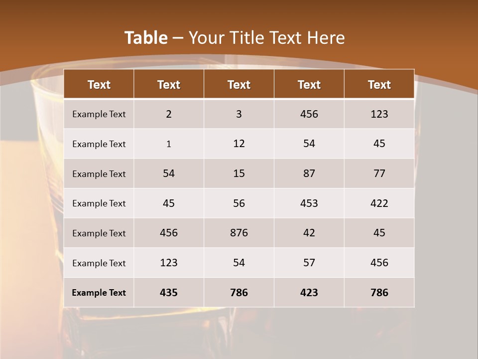 Whiskey Tasting PowerPoint Template