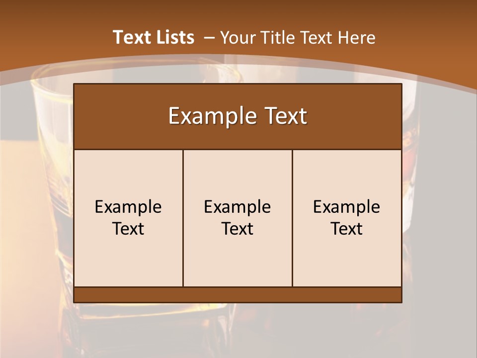 Whiskey Tasting PowerPoint Template