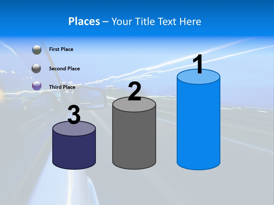 Traffic Metal Glass PowerPoint Template