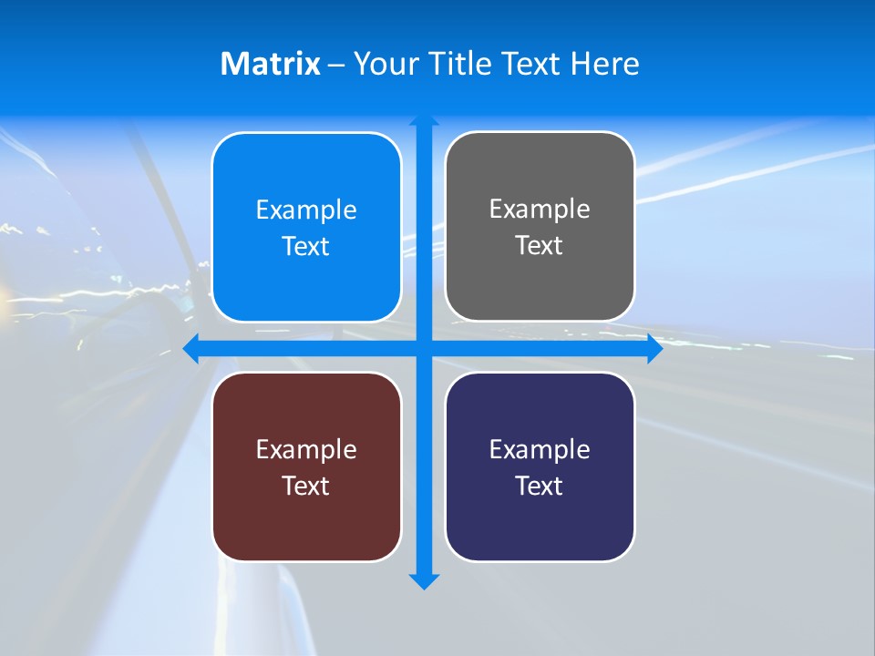 Traffic Metal Glass PowerPoint Template