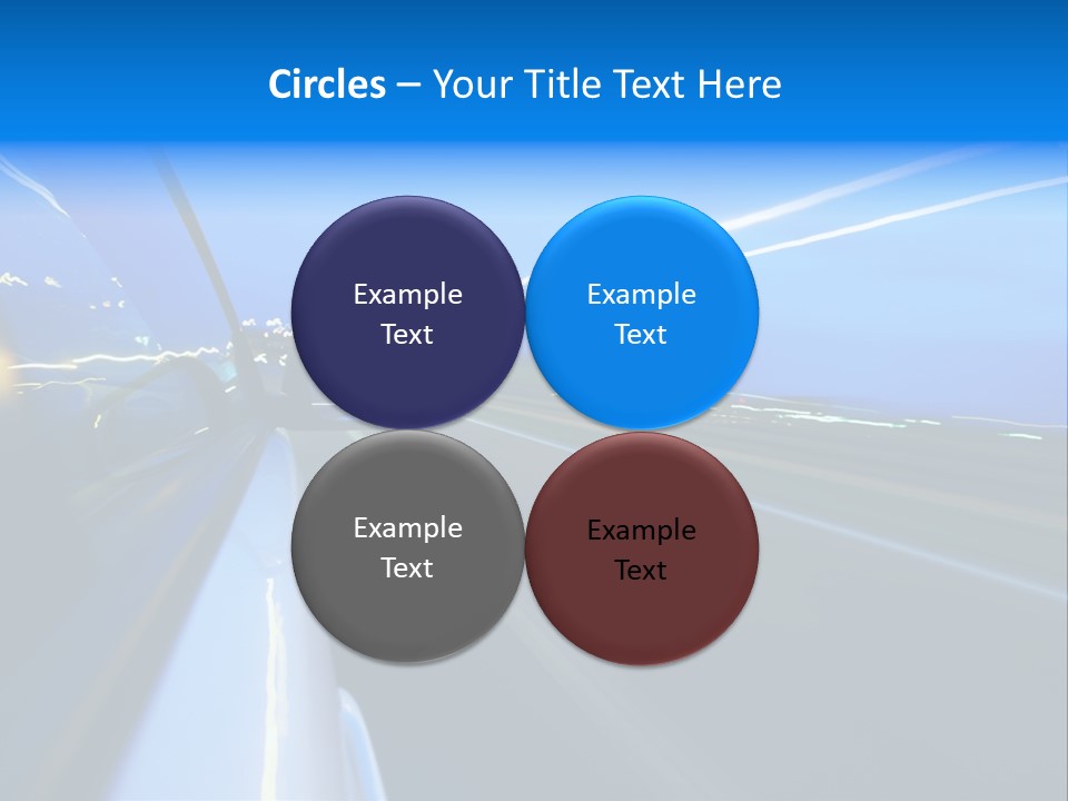 Traffic Metal Glass PowerPoint Template