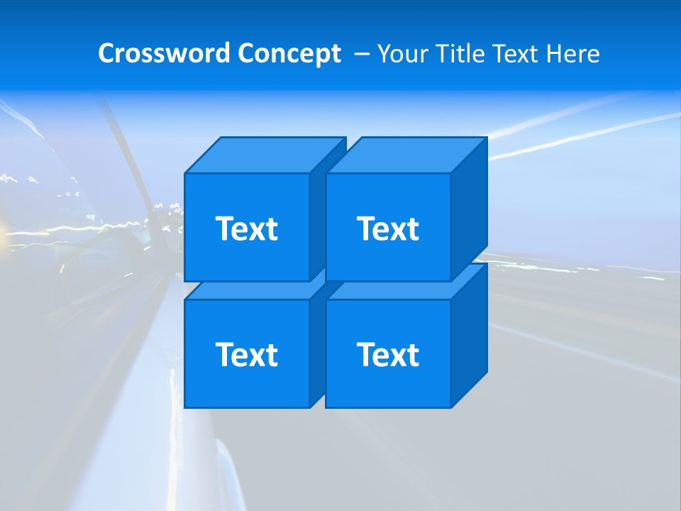 Traffic Metal Glass PowerPoint Template