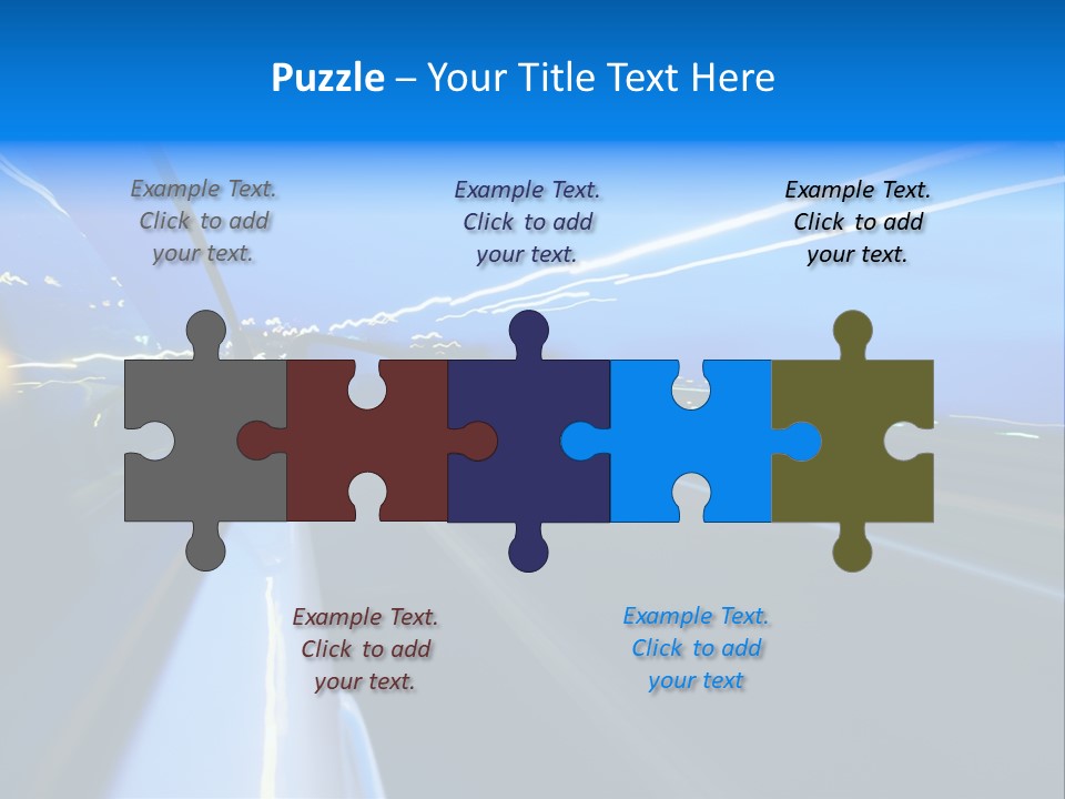 Traffic Metal Glass PowerPoint Template