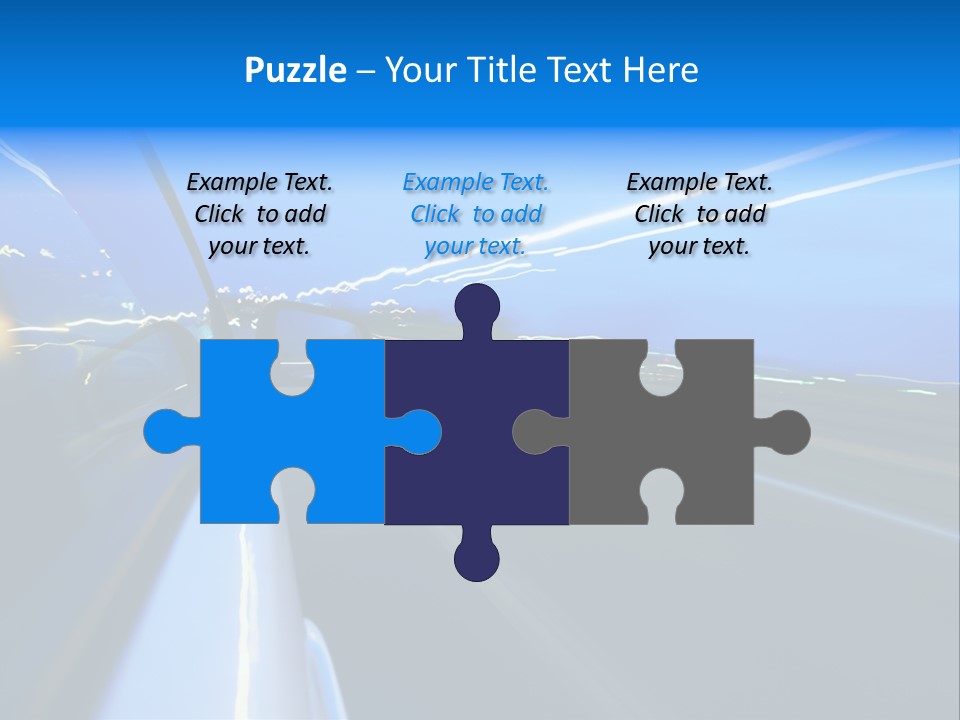 Traffic Metal Glass PowerPoint Template