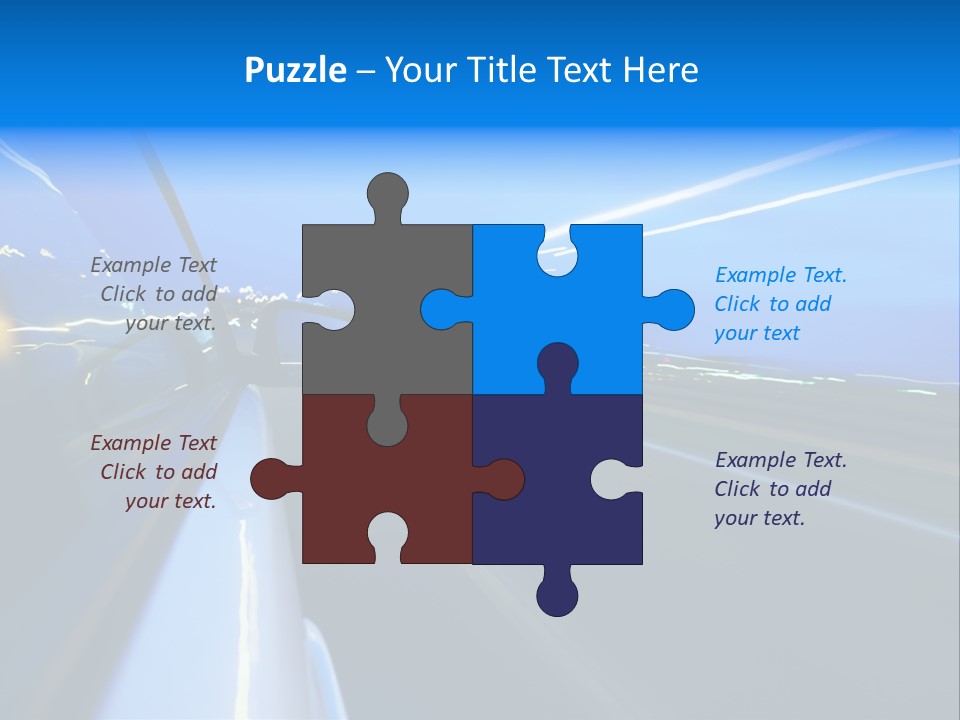 Traffic Metal Glass PowerPoint Template