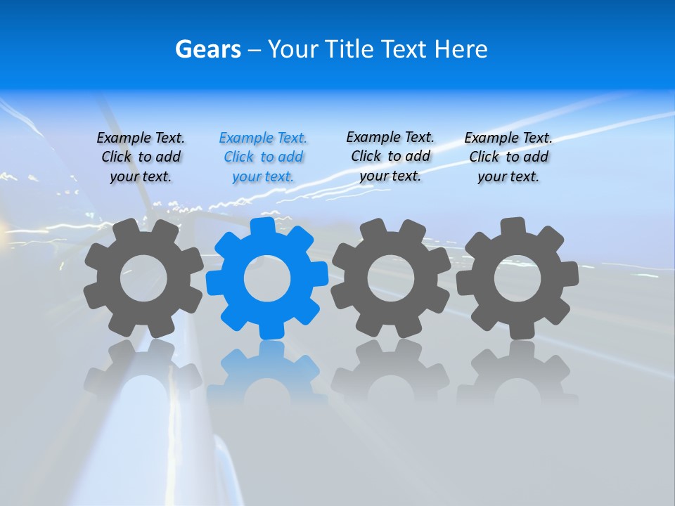 Traffic Metal Glass PowerPoint Template