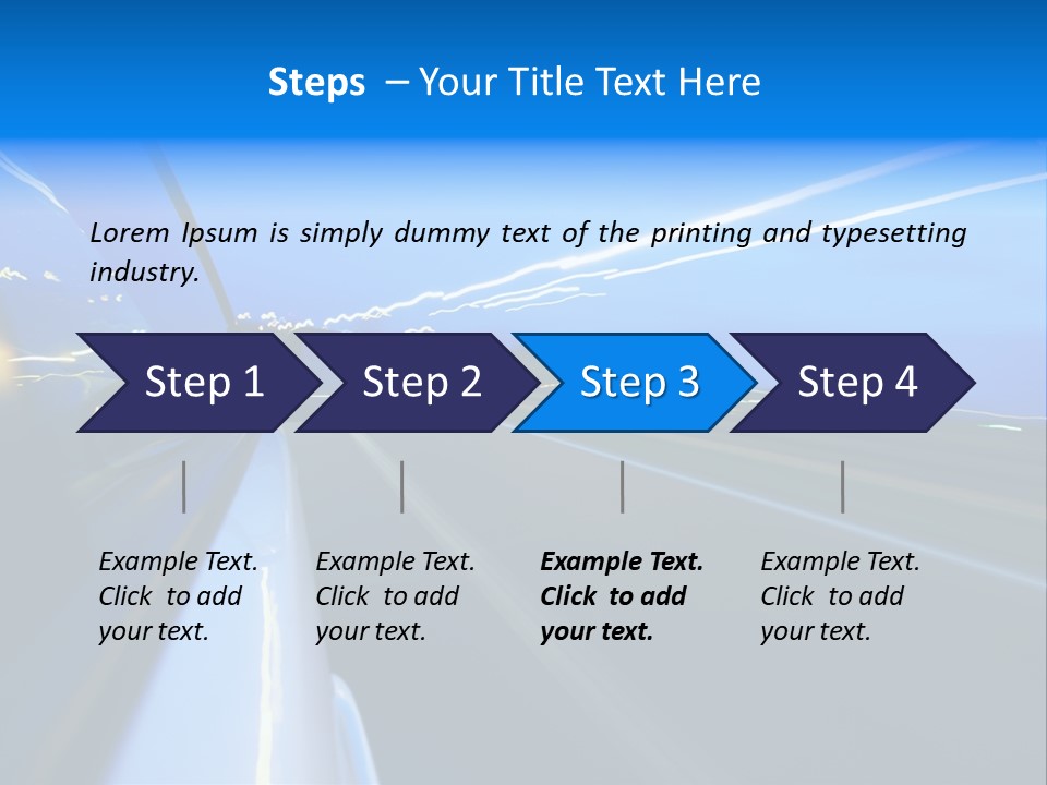 Traffic Metal Glass PowerPoint Template