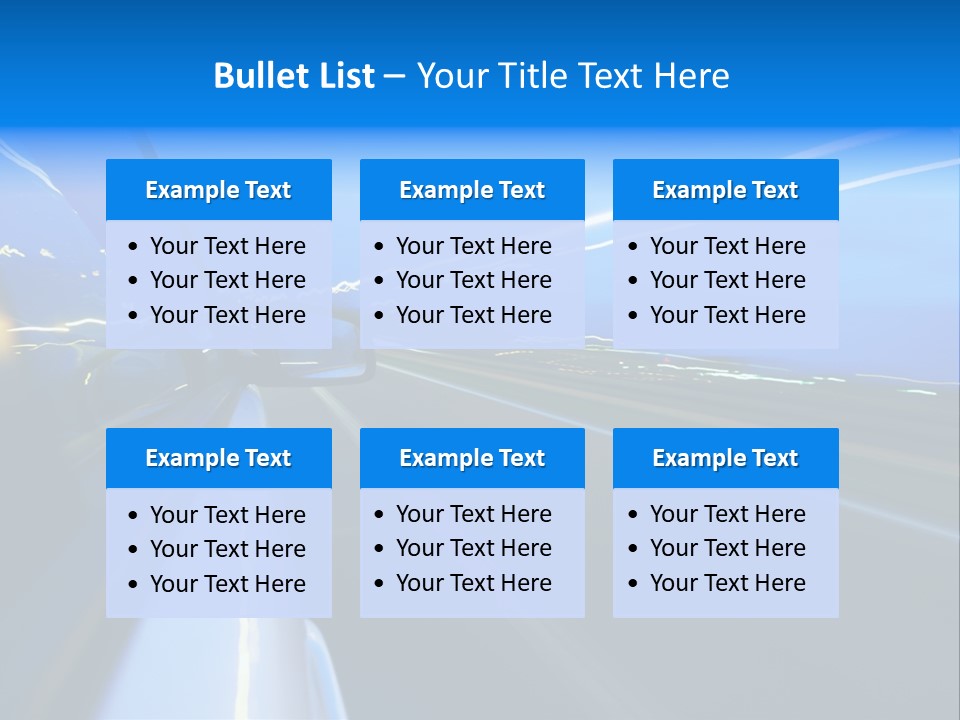 Traffic Metal Glass PowerPoint Template
