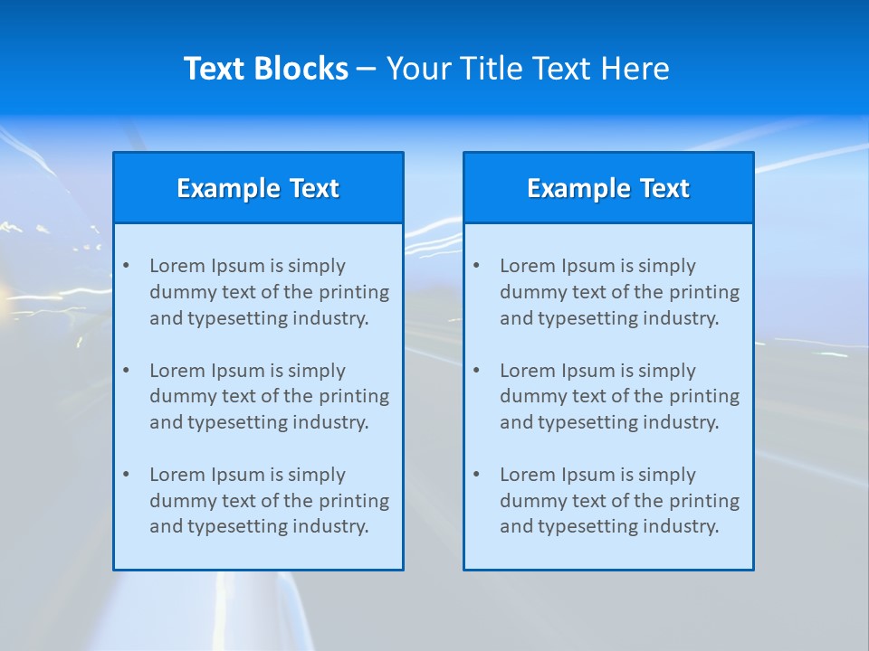 Traffic Metal Glass PowerPoint Template