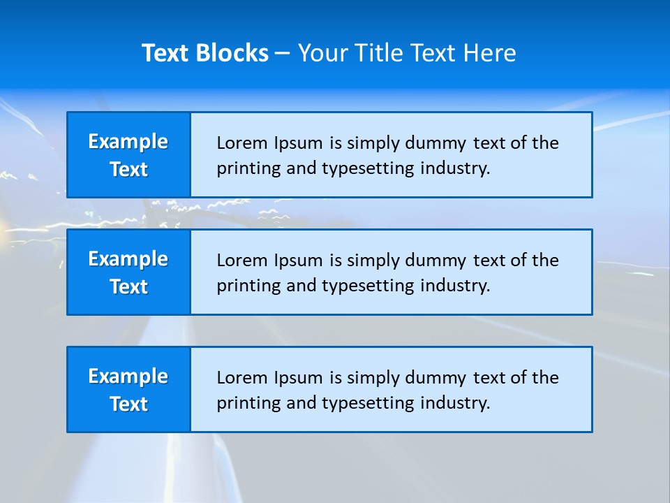 Traffic Metal Glass PowerPoint Template
