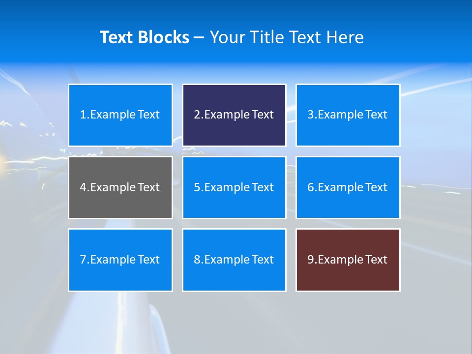Traffic Metal Glass PowerPoint Template