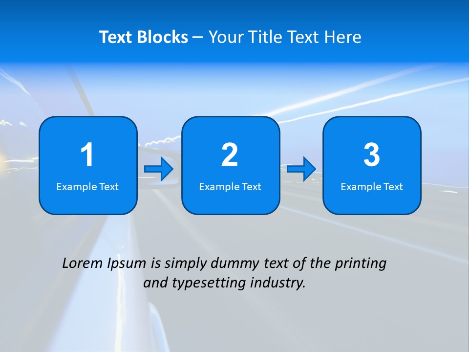 Traffic Metal Glass PowerPoint Template