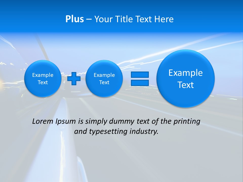 Traffic Metal Glass PowerPoint Template
