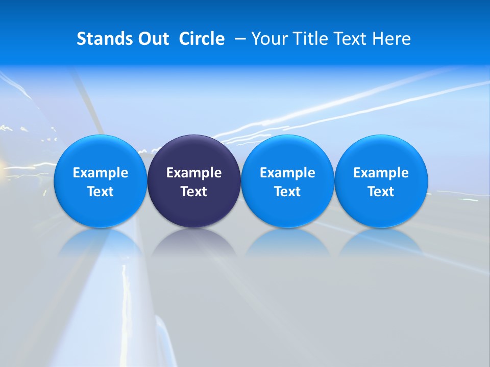 Traffic Metal Glass PowerPoint Template