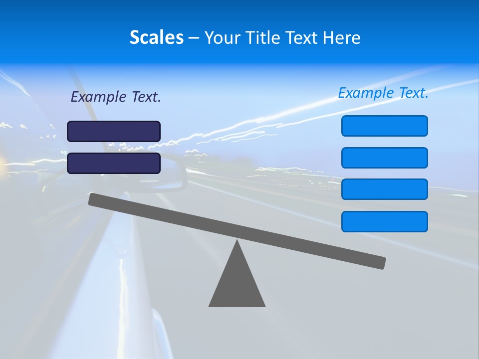 Traffic Metal Glass PowerPoint Template