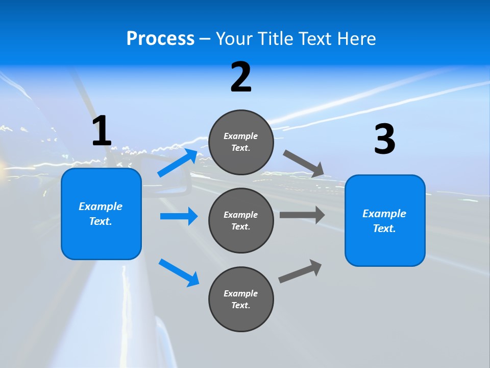 Traffic Metal Glass PowerPoint Template