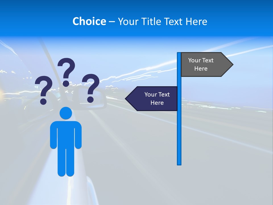 Traffic Metal Glass PowerPoint Template