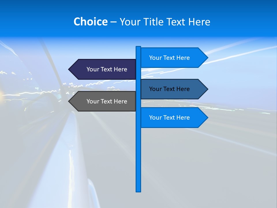 Traffic Metal Glass PowerPoint Template