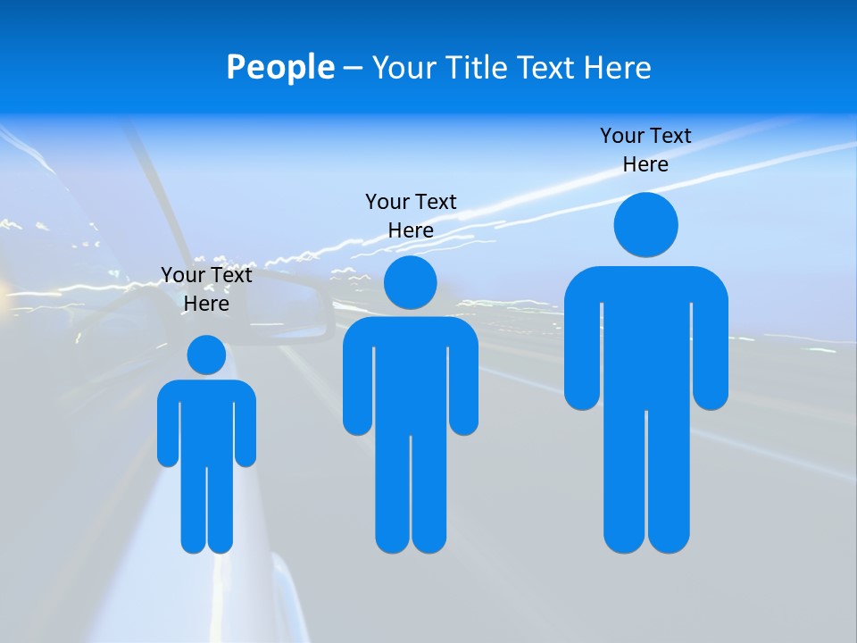 Traffic Metal Glass PowerPoint Template