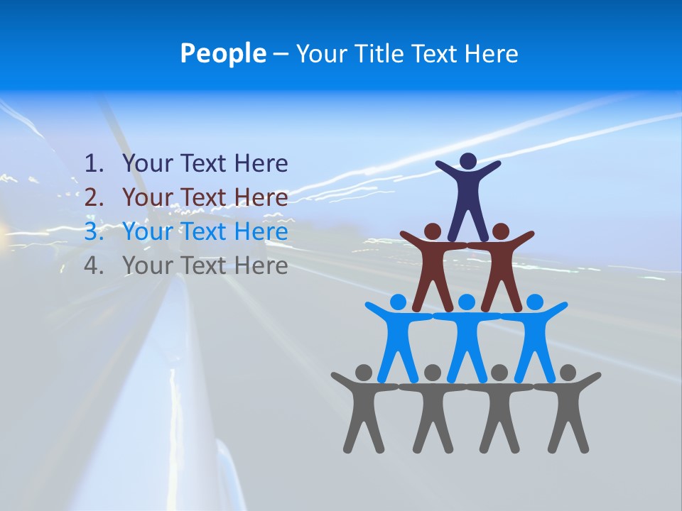 Traffic Metal Glass PowerPoint Template