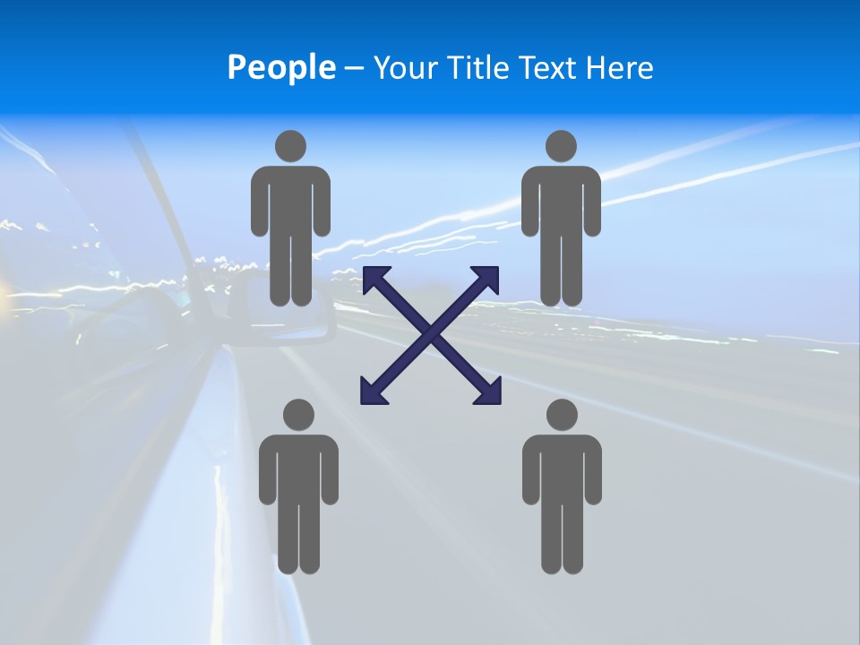 Traffic Metal Glass PowerPoint Template