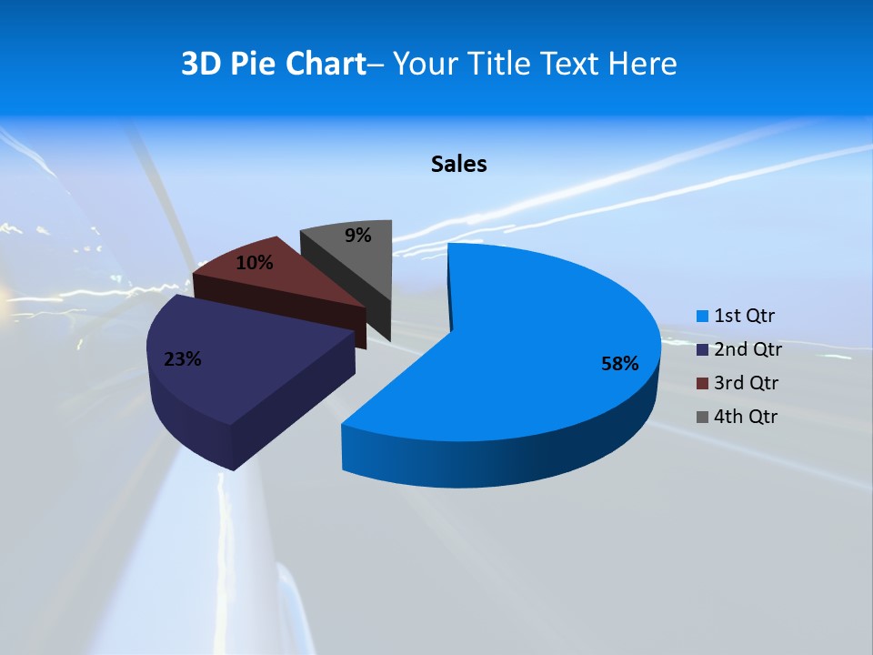 Traffic Metal Glass PowerPoint Template