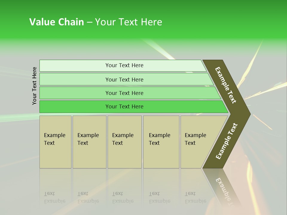 Drive Dark Reflection PowerPoint Template