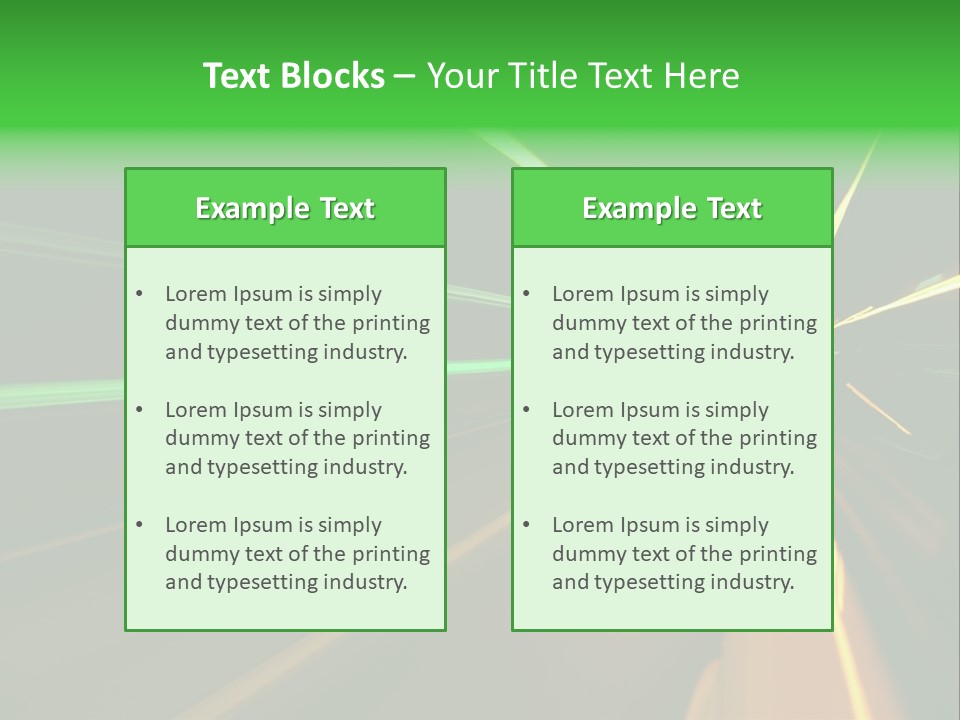 Drive Dark Reflection PowerPoint Template