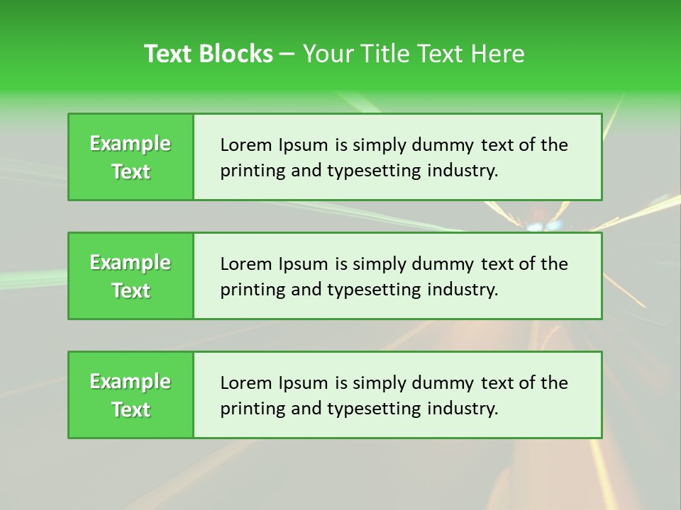 Drive Dark Reflection PowerPoint Template