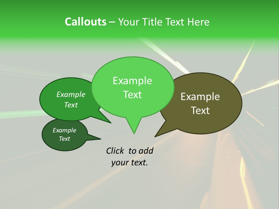 Drive Dark Reflection PowerPoint Template