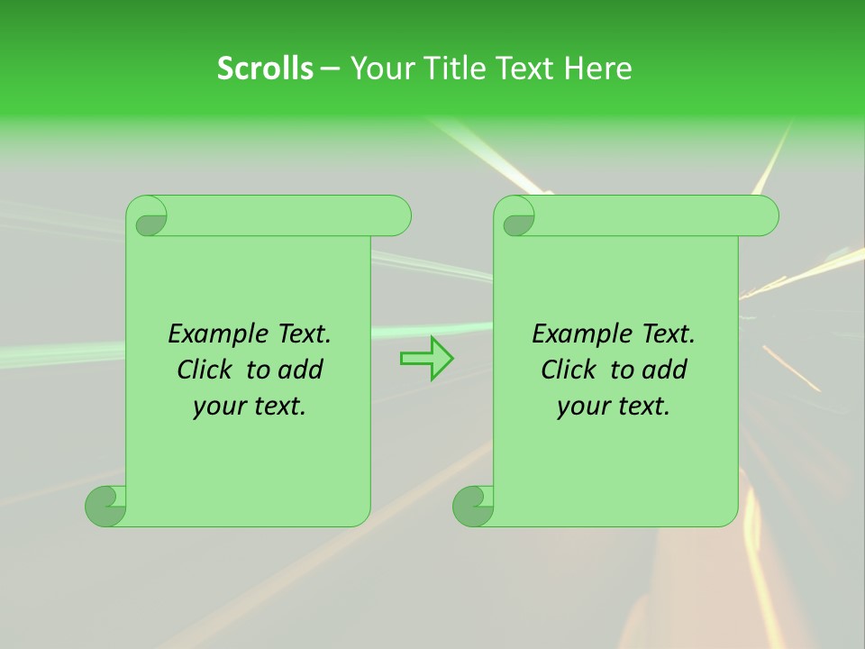 Drive Dark Reflection PowerPoint Template