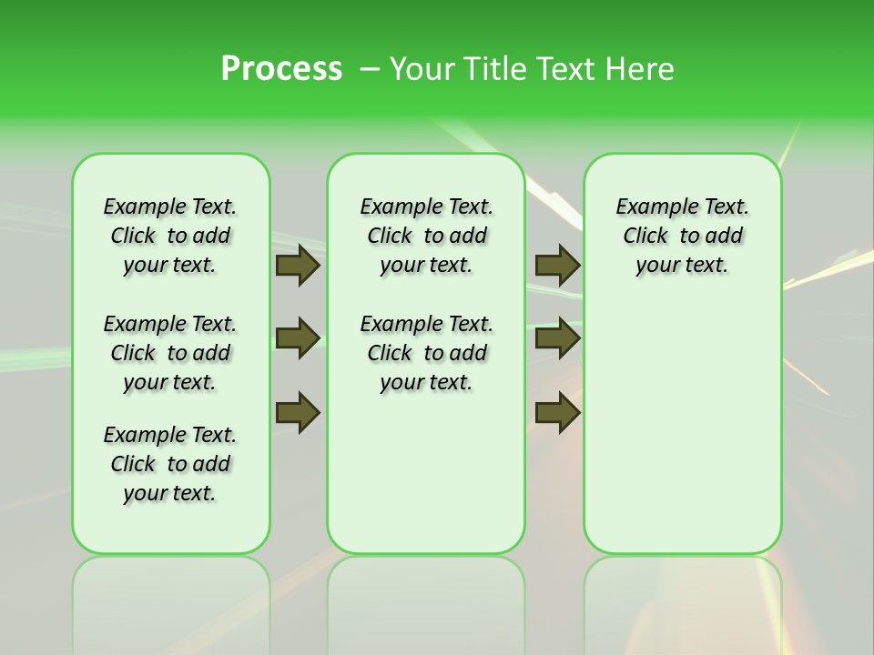 Drive Dark Reflection PowerPoint Template