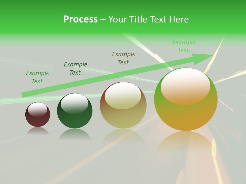 Drive Dark Reflection PowerPoint Template