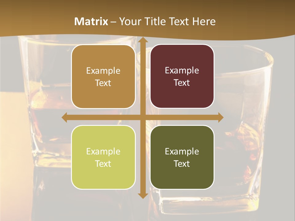 Alcohol Brandy Whiskey PowerPoint Template