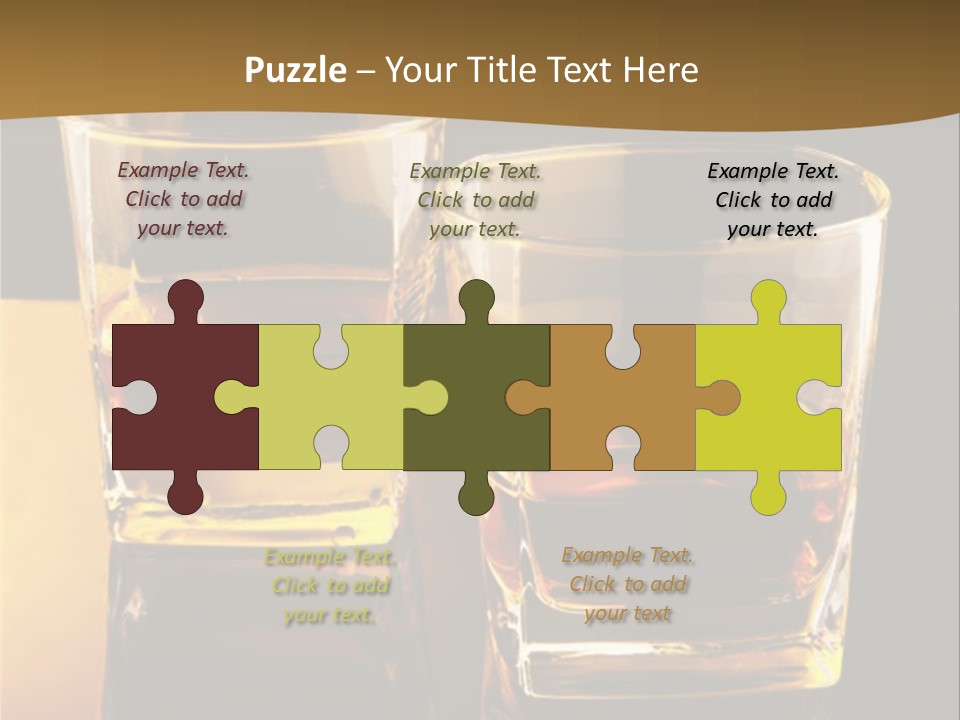 Alcohol Brandy Whiskey PowerPoint Template