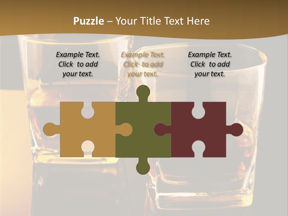 Alcohol Brandy Whiskey PowerPoint Template