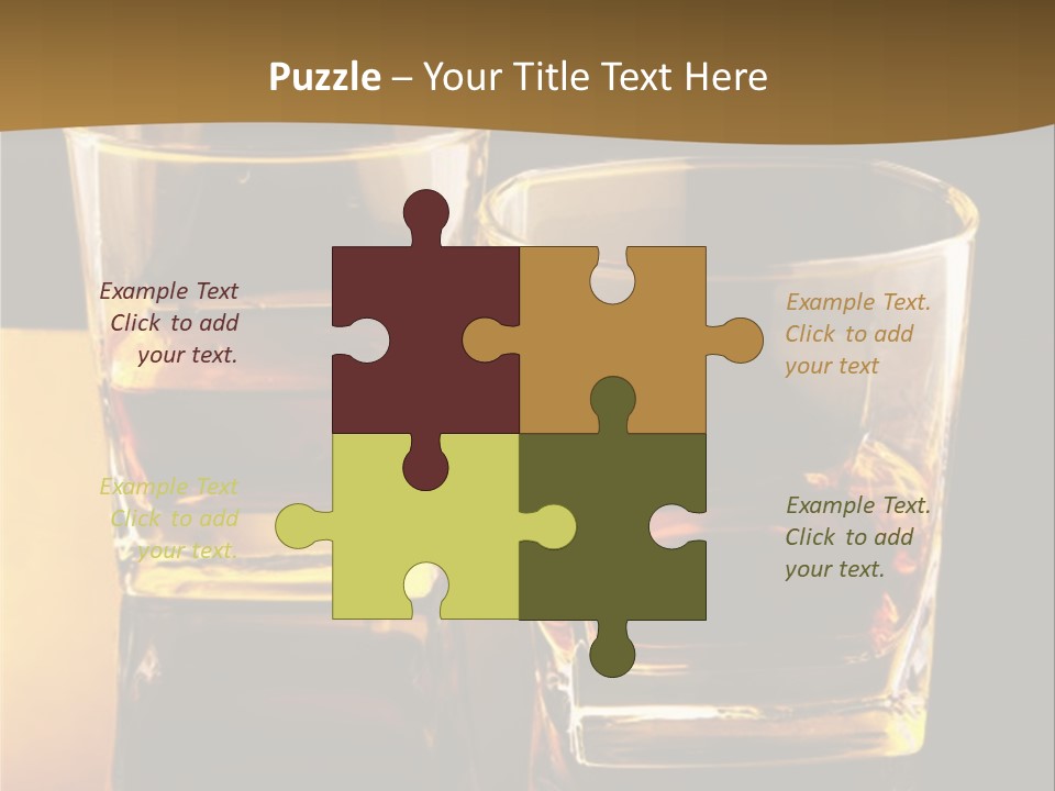Alcohol Brandy Whiskey PowerPoint Template