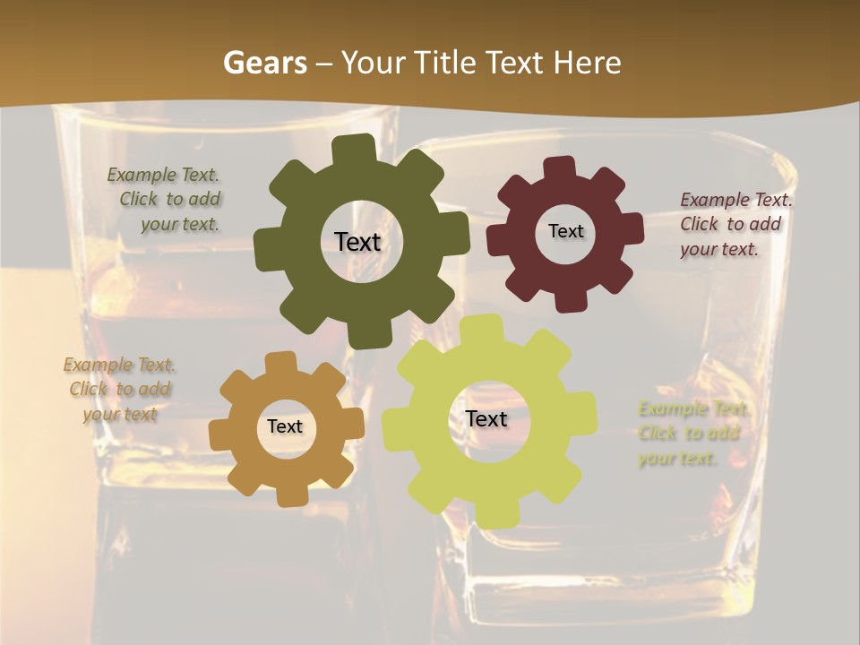 Alcohol Brandy Whiskey PowerPoint Template